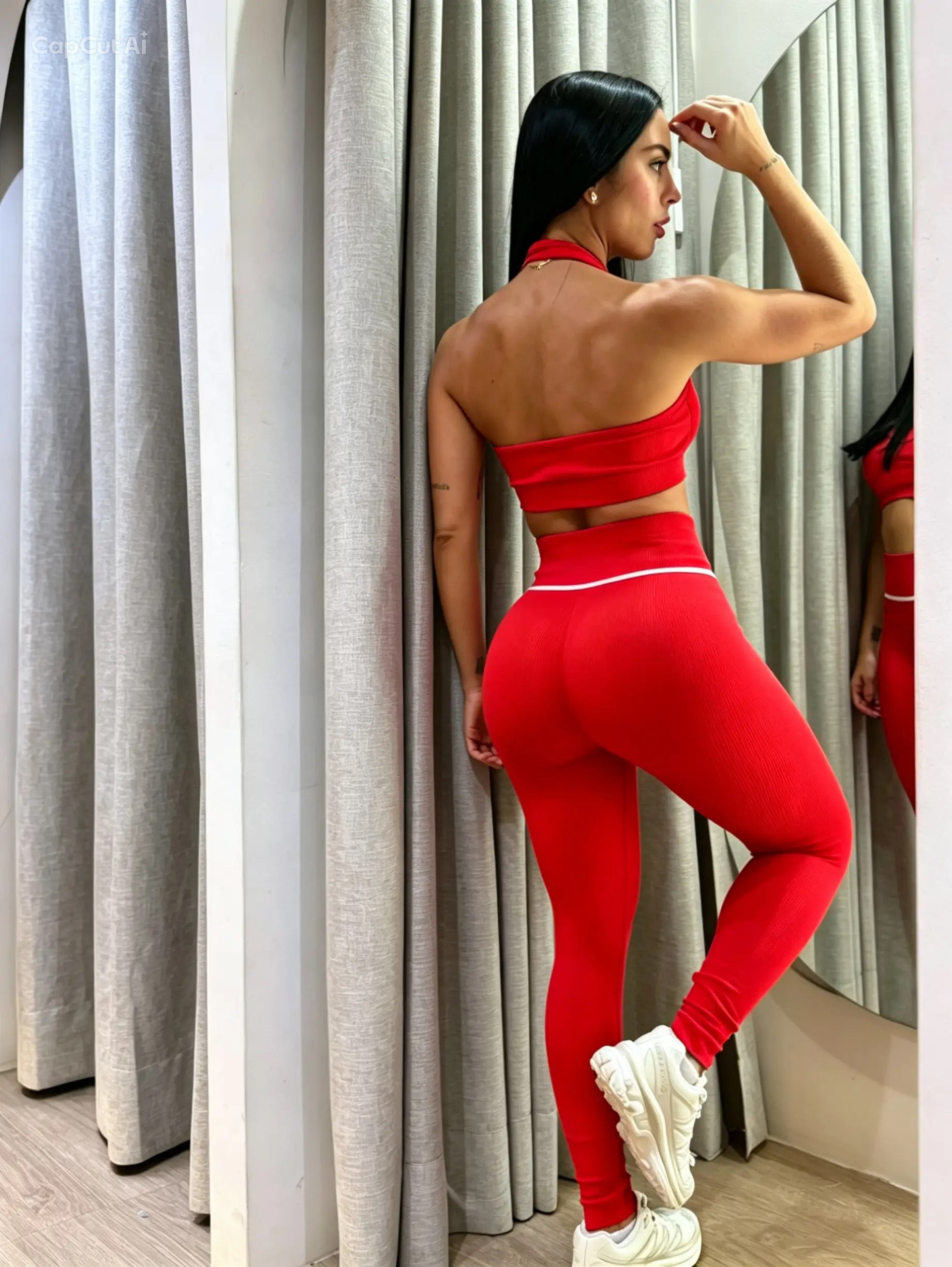 Set deportivo aura rojo