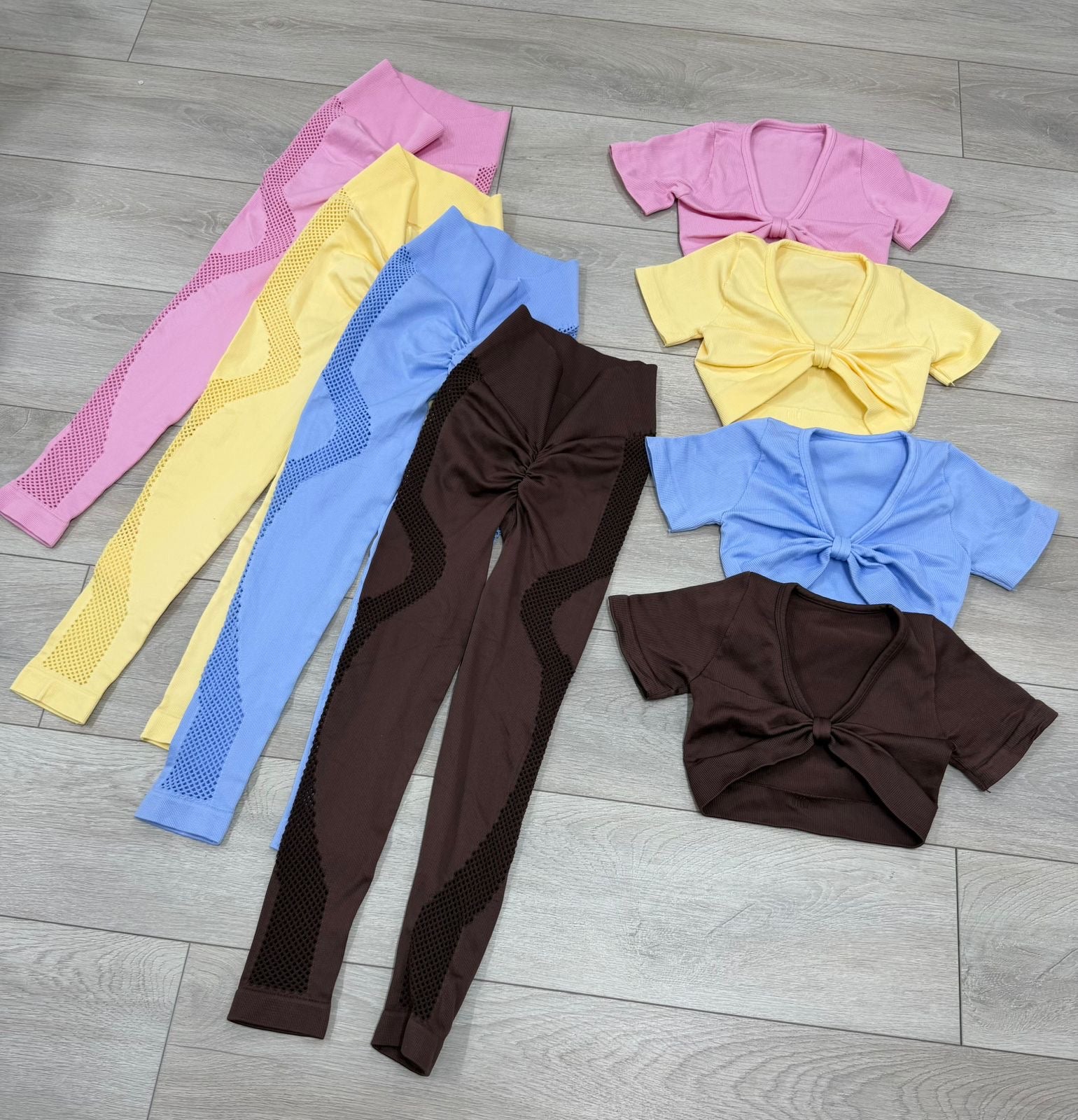 Set moño con malla