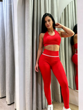 Set deportivo aura rojo